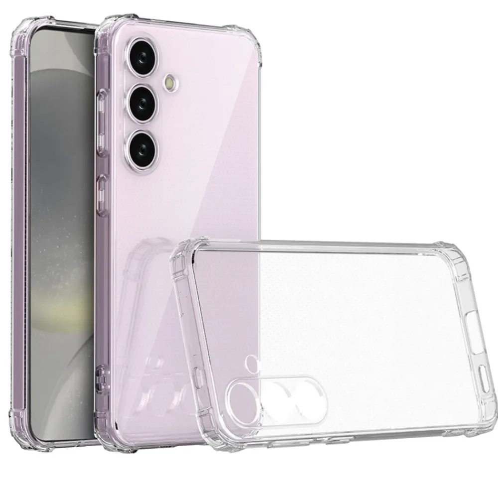 Wigento Für Samsung Galaxy S25 Plus Schock TPU Schutz Handy Hülle Transparent Clearance