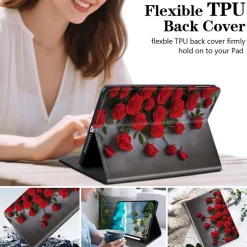 Wigento Für Samsung Galaxy Tab A11+ / Tab A9 + Kunstleder Motiv Tasche