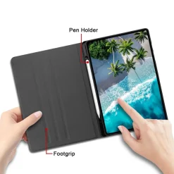 Wigento Für Samsung Galaxy Tab A11+ / Tab A9 + Kunstleder Motiv Tasche