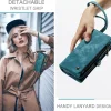 Für Samsung Galaxy Z Fold7 5G Kunstleder 008 Multifunktion Hülle Blau ^ CaseME Online