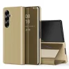 Für Samsung Galaxy Z Fold7 5G View Spiegel Wake UP Smart Hülle Gold ^ Wigento Hot