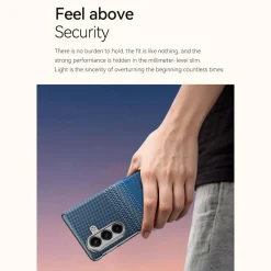 Für Samsung Galaxy Z Fold7 Kevlar Textur Magnetische Hülle Orange ^ Wigento Outlet