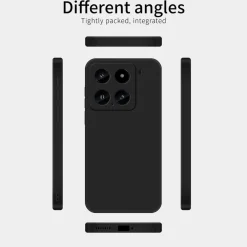 Für Xiaomi 15 Silikon TPU Schutz Handy Hülle Schwarz + H9 Hart Glas ^ Wigento New