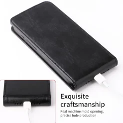 Für Xiaomi 15T Pro Magnetische Flip Kunstleder Schutz Hülle Schwarz ^ Wigento Best