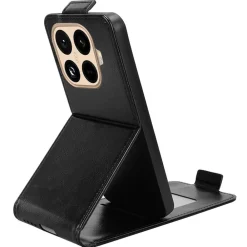 Für Xiaomi 15T Pro Magnetische Flip Kunstleder Schutz Hülle Schwarz ^ Wigento Best