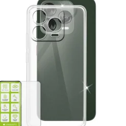 Für ZTE Blade V70 Vita Silikon TPU Hülle Transparent + 9H Hart Glas ^ Wigento Online