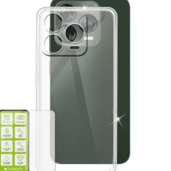 Für ZTE Blade V70 Vita Silikon TPU Hülle Transparent + 9H Hart Glas ^ Wigento Online