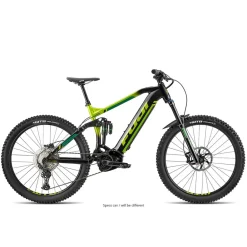 Fuji Blackhill Evo 27,5+ 1.5 E Bike Mountainbike Fully 27,5 Zoll für Damen und Herren ab 165 cm Pedelec Bosch Elektro Bikes Fahrrad apple green/black gradient Best