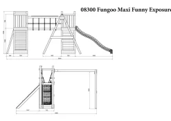 Spielturm Klettergerüst Maxi Funny Exposure ^ fungoo Clearance