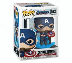 Funko, LLC Funko POP - Marvel: Endgame - Captain America mit Broken Shield und Mjolnir Outlet