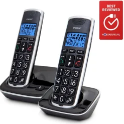 Fysic DECT-Telefon für Senioren FX-6020 mit große Tasten und 2 Mobilteilen Hot
