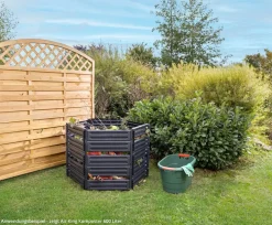 AIR-KING Steckkomposter 600 Liter schwarz ^ Garantia Online
