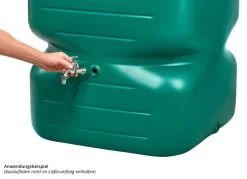CUBUS Gartentank 1000 Liter dunkelgrün ^ Garantia Discount