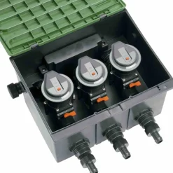 Gardena Ventilschacht V3 für Ventil 9V oder 24V dunkelgrau, grün Discount