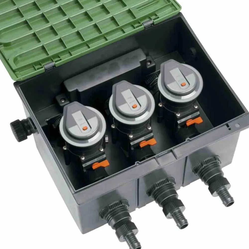 Gardena Ventilschacht V3 für Ventil 9V oder 24V dunkelgrau, grün Discount