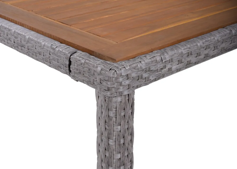 Garden Pleasure Balkonset DAKOTA 3-teilig - versch. Farben hellgrau Outlet