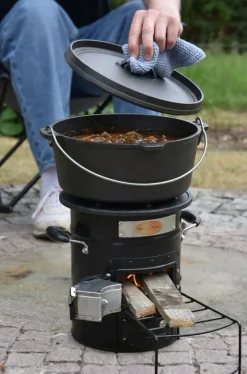 Dutch Oven 7,5L Gusseisen ^ Garden Pleasure Hot