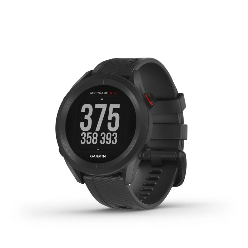 Golf-Uhr Approach S12 Schwarz/Schwarz ^ Garmin New