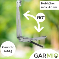 ® Automatischer Fensteröffner für Gewächshaus Zuchthaus Tomatenhaus Treibhaus Aufzucht Pflanzenhaus, Hubkraft 7 kg ^ GARMIO Best