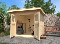 WEKA Elf des Jahres Gartenhaus 179 Gr.3, natur, 28 mm