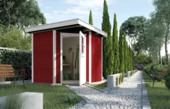 Gartenhaus 229 Gr.2, schwedenrot ^ WEKA Elf des Jahres Best