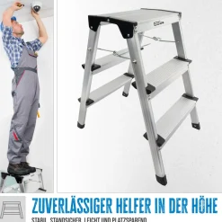 Güde Aluminium Trittleiter GAT 3S Sale