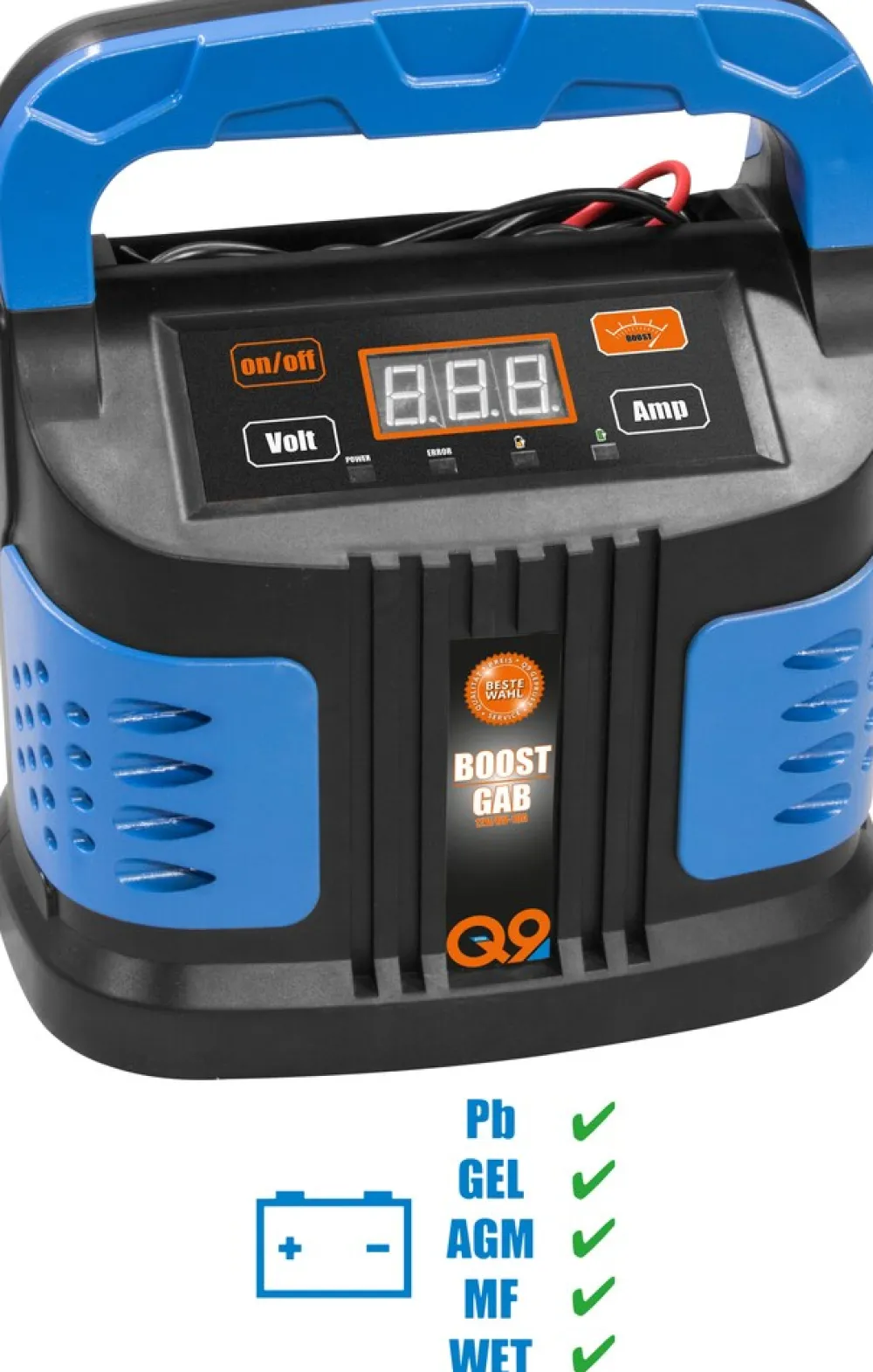 Automatik Batterielader GAB 12V/6V-10A-BOOST ^ Güde Clearance