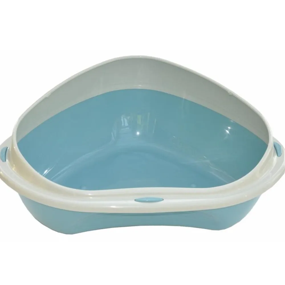 Eck Katzentoilette Shuttle Corner blau ^ Georplast Discount