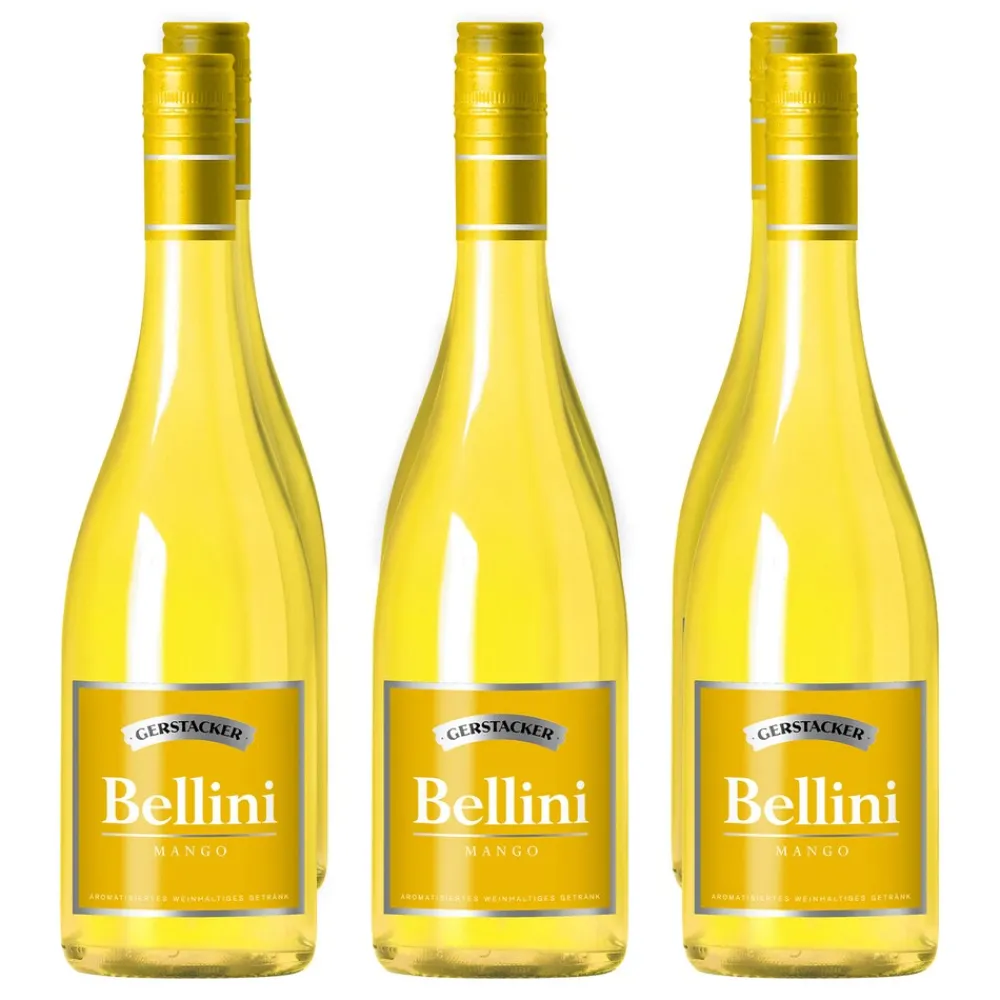 Gerstacker Bellini Mango 5,0 % vol 6 x 0,75 Liter ^ Gerstacker Weinkellerei New