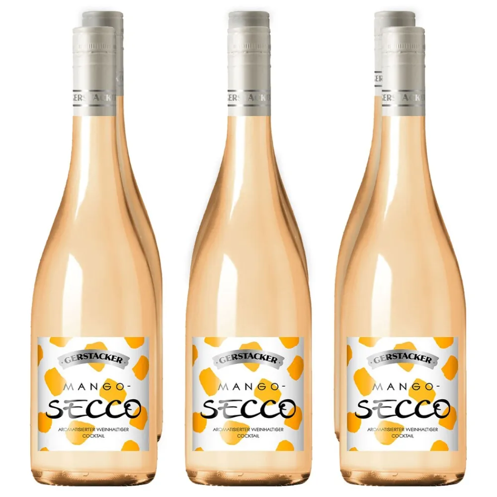 Gerstacker Weinkellerei Gerstacker Fruchtsecco Mango 5,0 % vol 6 x 0,75 Liter Best