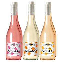 Gerstacker Weinkellerei Gerstacker Fruchtsecco Mango, Cranberry, Pfirsich 5,0 % vol 6 x 0,75 Liter Clearance