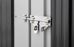Geräteschuppen mit Flügeltüren und Schloss aus Metall Gerätehaus ^ Aileenstore Clearance