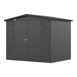 GFP Primeyard Gerätehaus MIA aus Metall Gartenhaus Geräteschuppen, anthrazit ^ GFP Garten- & Freizeitprofi Discount