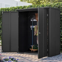 GFP Garten- & Freizeitprofi GFP Primeyard Geräteschrank FRANZ aus Metall Gartenschrank inkl. Boden, anthrazit Clearance
