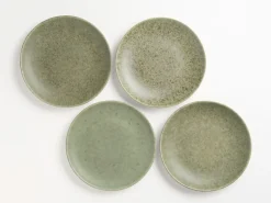 Gipfelstück Kaffeebecher-Set, Steinzeug Moos'N'Stein Grün New