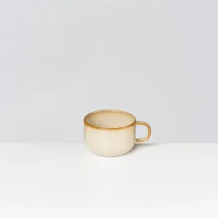 Gipfelstück Kaffeeobertassen-Set, Steinzeug Nebelwald Beige Best