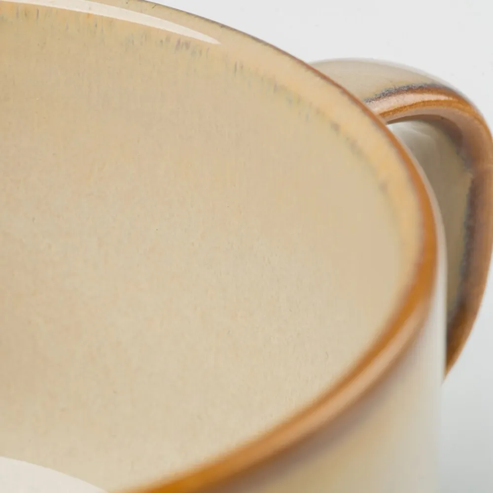 Gipfelstück Kaffeeobertassen-Set, Steinzeug Nebelwald Beige Best