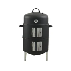 GLÜHZONE RS 400 - 3in1 Smoker Grill – Holzkohlegrill mit Deckel zum Räuchern, Grillen und Garen für Garten & Balkon Sale