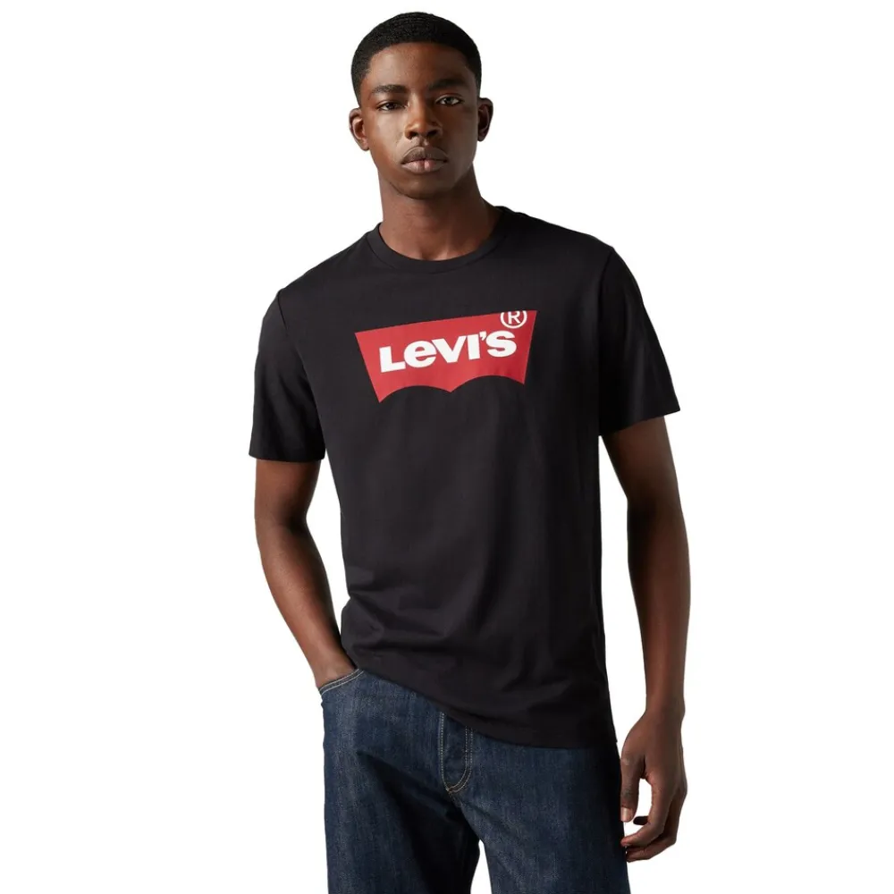 Levi's Graphic et-In Neck Herren T-hirt Schwarz New