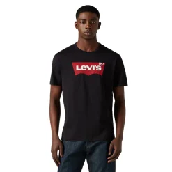 Levi's Graphic et-In Neck Herren T-hirt Schwarz New