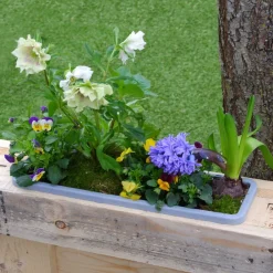 GREENLIFE Blumenkasten / Kräuterbox 3 Stück, terrabraun, komplett Sale