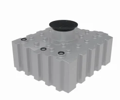 Regenwasser-Flachtank 3.000 l mit Ausgleichsdom und begehbarer Abdeckung ^ GREENLIFE Online