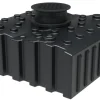 Regenwasser-Flachtank 4.000 l mit Ausgleichsdom und begehbarer Abdeckung ^ GREENLIFE New