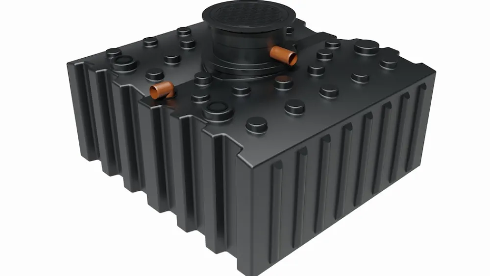 Regenwasser-Flachtank 5.000 l mit Biovitor Regenwassertank Bodentank ^ GREENLIFE Online