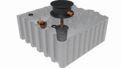 Regenwasser-Flachtank 5.000 l mit Biovitor Regenwassertank Bodentank ^ GREENLIFE Online