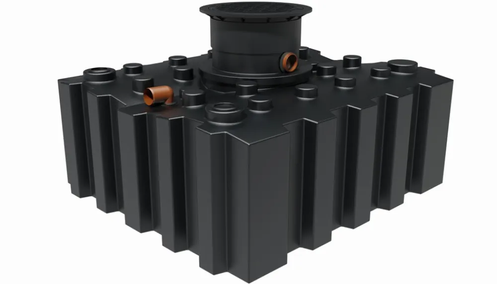 Regenwasser-Flachtank 3.000 l mit Biovitor ^ GREENLIFE Sale