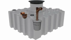 Regenwasser-Flachtank 3.000 l mit Biovitor ^ GREENLIFE Sale