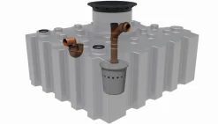 Regenwasser-Flachtank 3.000 l mit Biovitor ^ GREENLIFE Sale