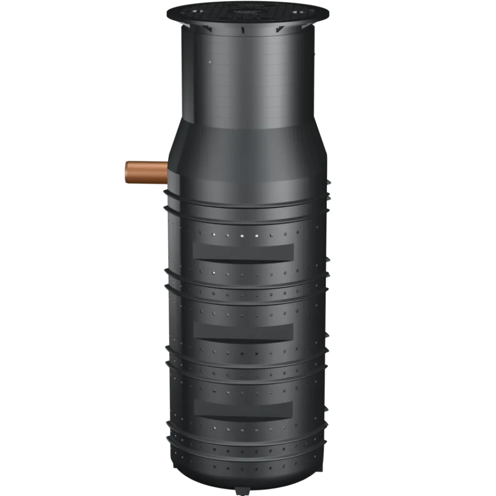 Sickerschacht 950 l Gartenentwässerung Regenwassertank mit Sieb ^ GREENLIFE Best