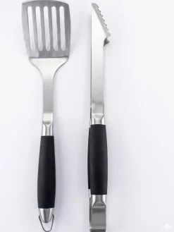 sonstige Grillbesteck 2-teilig XXL Wender 44,5 cm und Zange 43cm aus Edelstahl Sale